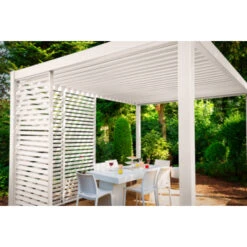 Pergola Deluxe Wit 3x4m -Tuin En Buiten 123 530