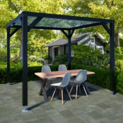 Pergola Silvano Zwart -Tuin En Buiten 123 534