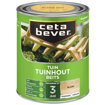CetaBever Tuinhoutbeits Transparant Blank 750 Ml 2 CetaBever Tuinhoutbeits Transparant Blank 750 Ml - Afbeelding 2