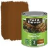 CetaBever Tuinhoutbeits Transparant Donker Eiken Zijdeglans 750 Ml