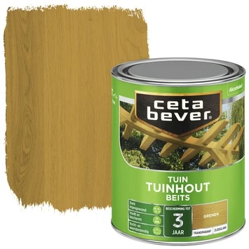 CetaBever Tuinhoutbeits Transparant Grenen Zijdeglans 750 Ml 1 CetaBever Tuinhoutbeits Transparant Grenen Zijdeglans 750 Ml