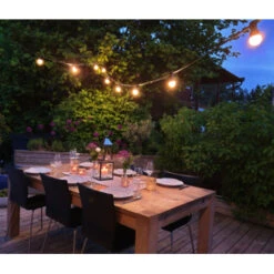 CALEX LED Lichtsnoer 10-lichts RGB, 10 Meter -Tuin En Buiten 123 564