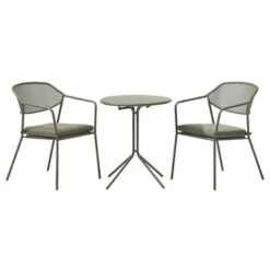 Bijzettafel Bari Groen Staal -Tuin En Buiten 123 5761