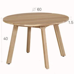 GAMMA Bijzettafel Jura 60x60 Cm -Tuin En Buiten 123 5778