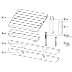 Kinderpicknicktafel Julia -Tuin En Buiten 123 5800