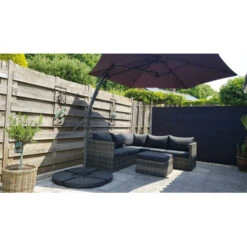 Loungeset Torino Antraciet -Tuin En Buiten 123 5903