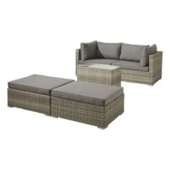 Loungeset Santiago Antraciet -Tuin En Buiten 123 5918