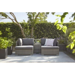 Loungeset Santiago Antraciet -Tuin En Buiten 123 5920