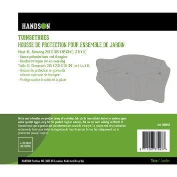 Tuinsethoes 245x205x95 Cm 2 Tuinsethoes 245x205x95 Cm - Afbeelding 2