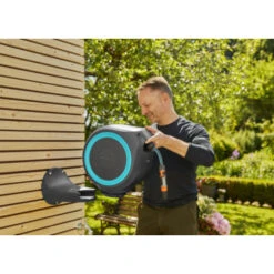 Gardena Wandslangenbox Roll Up 15 Meter Incl. Tuinspuit -Tuin En Buiten 123 6678