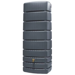 Muurregenton Slim Grijs 500 Liter -Tuin En Buiten 123 668