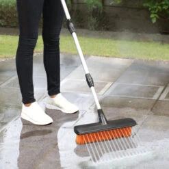 Shine Telescopische Waterborstel Bezem 1.5 Meter -Tuin En Buiten 123 6755