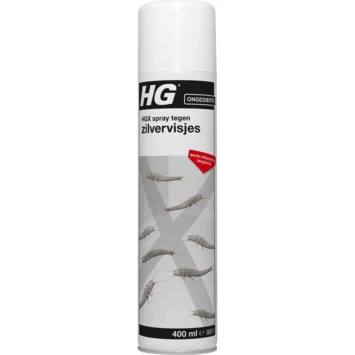 HGX Spray Tegen Zilvervisjes 400 Ml 1 HGX Spray Tegen Zilvervisjes 400 Ml