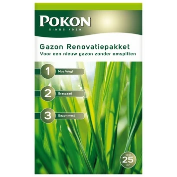 Pokon Renovatiepakket 3-in-1 Gazonherstel 1,75 Kg 1 Pokon Renovatiepakket 3-in-1 Gazonherstel 1,75 Kg
