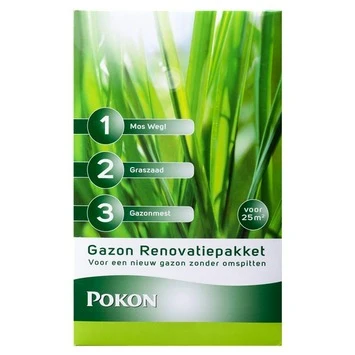 Pokon Renovatiepakket 3-in-1 Gazonherstel 1,75 Kg 2 Pokon Renovatiepakket 3-in-1 Gazonherstel 1,75 Kg - Afbeelding 2