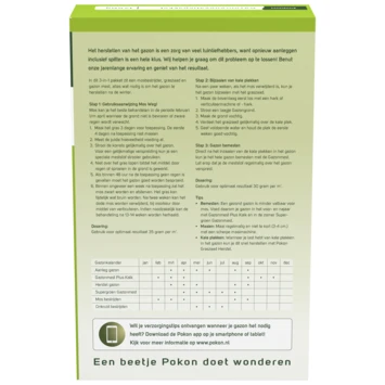 Pokon Renovatiepakket 3-in-1 Gazonherstel 1,75 Kg 5 Pokon Renovatiepakket 3-in-1 Gazonherstel 1,75 Kg - Afbeelding 5