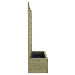 Bloembak Met Dubbele Trellis 90x40 Cm -Tuin En Buiten 123 781
