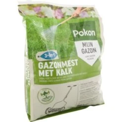 Pokon Gazonmest Met Kalk 3-in-1 5kg -Tuin En Buiten 123 814