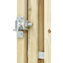 Poort Voor Houtbetonschutting Grenen Linksdraaiend 100cm Breed -Tuin En Buiten 123 950