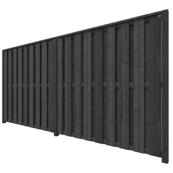 Schutting Startpakket Tuinscherm Royal Antraciet Ca. 3,8 Meter Lang 2 Schutting Startpakket Tuinscherm Royal Antraciet Ca. 3,8 Meter Lang - Afbeelding 2